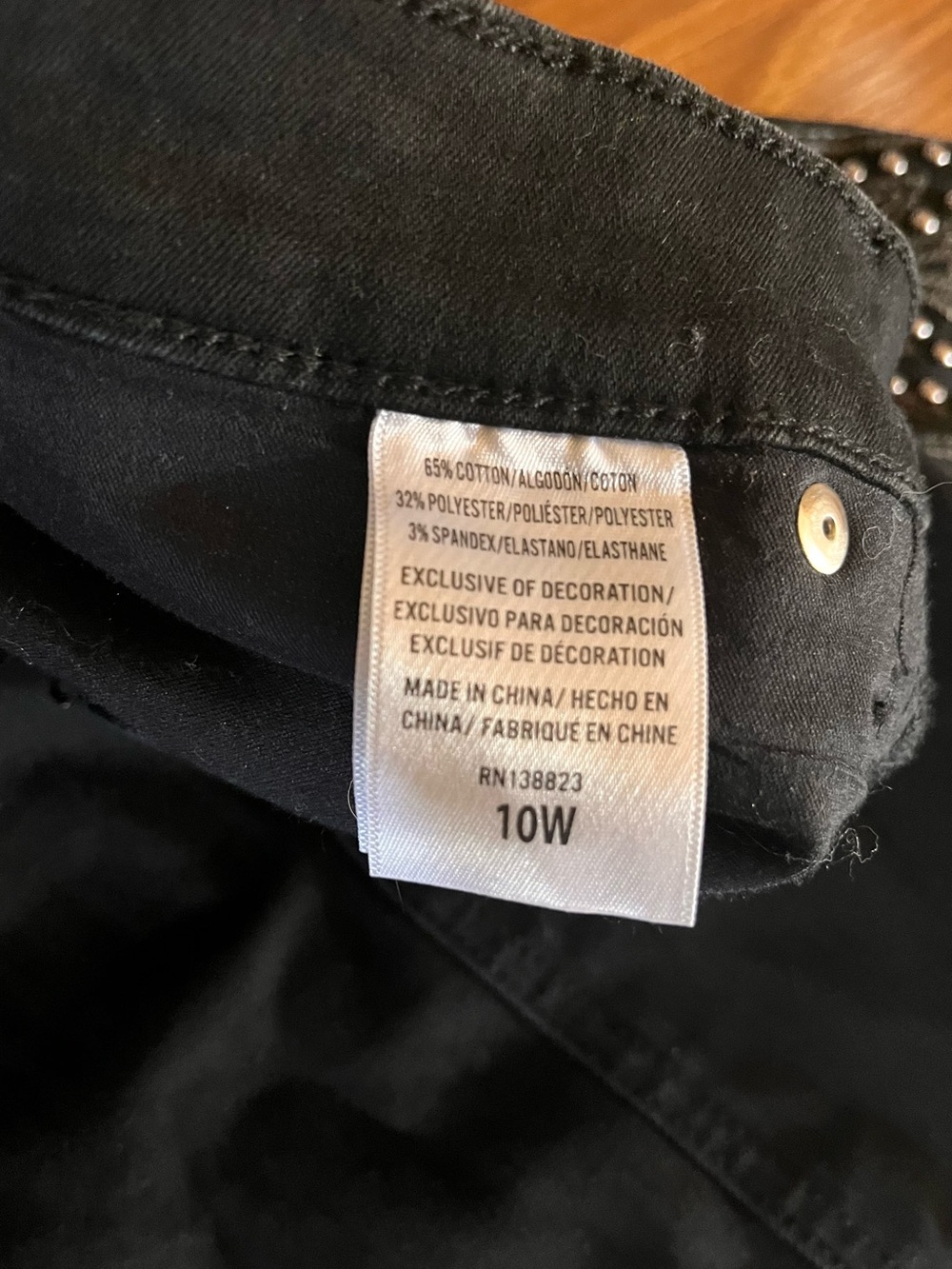 Idyllwind Burbank Embroidered Studded Black Denim Skirt 10 - Picture 6 of 16